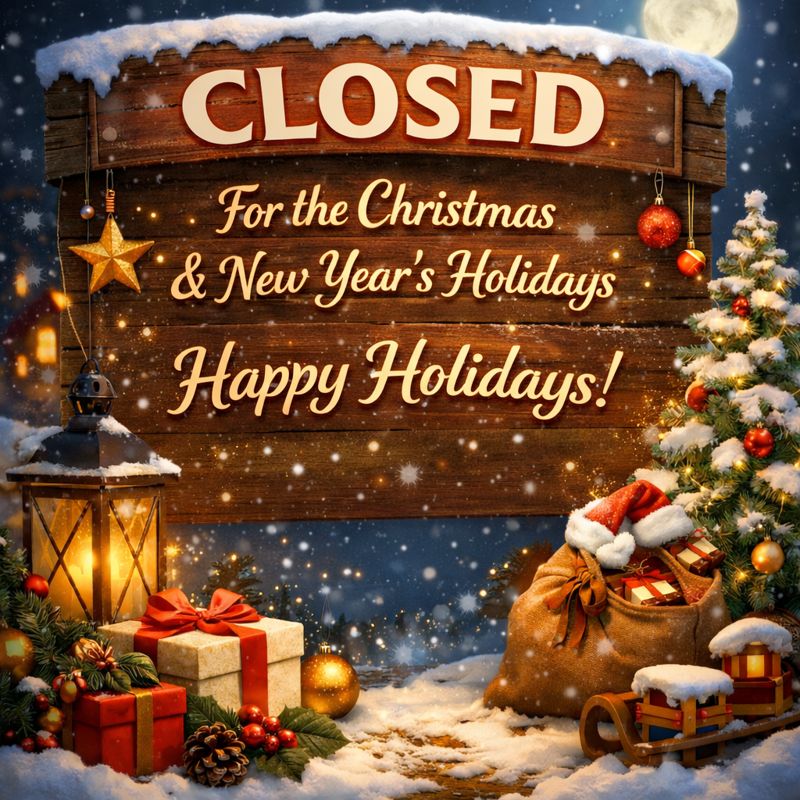 Fermeture pendant les fêtes